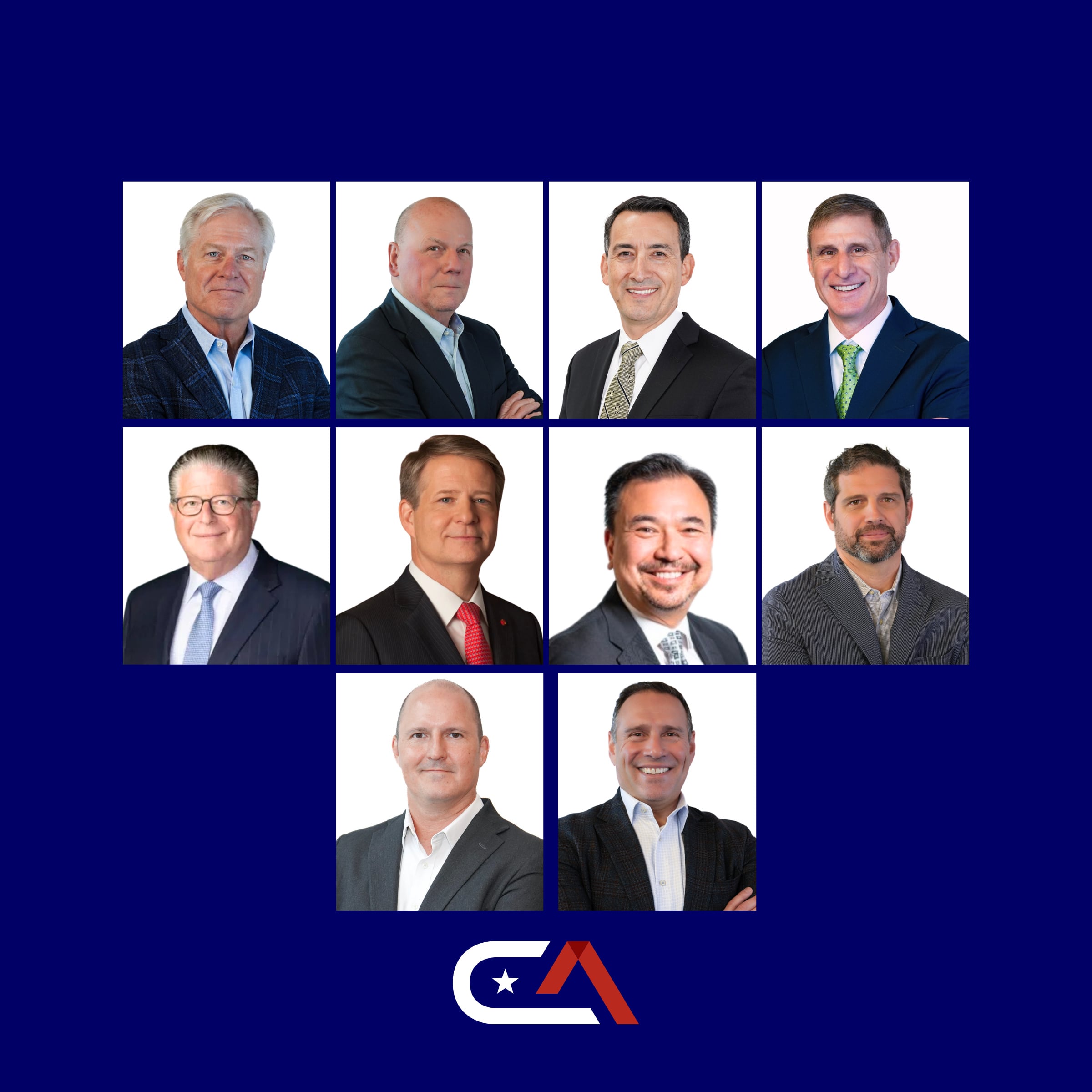 Photos of the ten Board of Directors