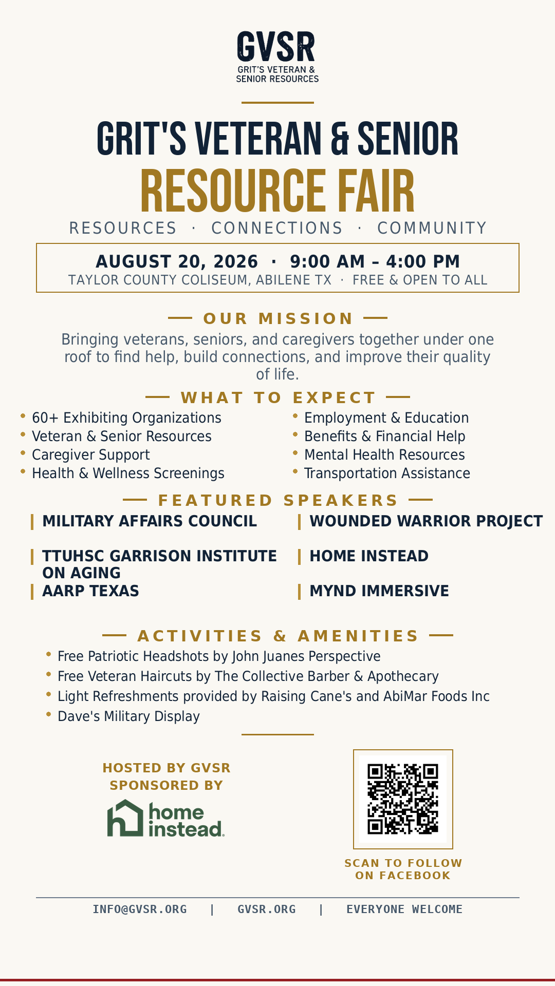 GRIT'S Veteran & Senior Resource Fair