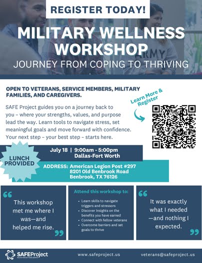 North Texas-Military Wellness Workshop: From Coping to Thriving