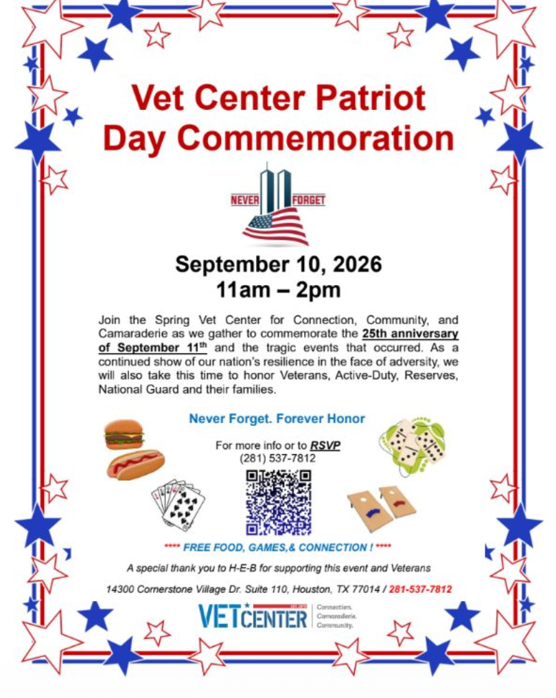 Vet Center Patriot Day Commemoration