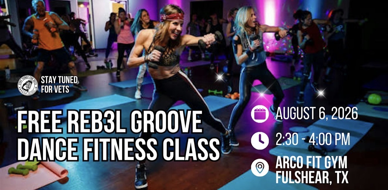 Free REB3LÂ® GROOVE Dance Fitness Class for Veterans