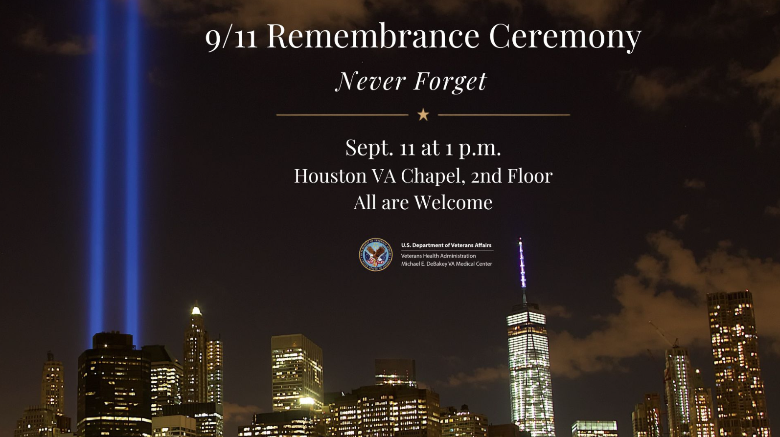 9/11 Remembrance Ceremony Never Forget