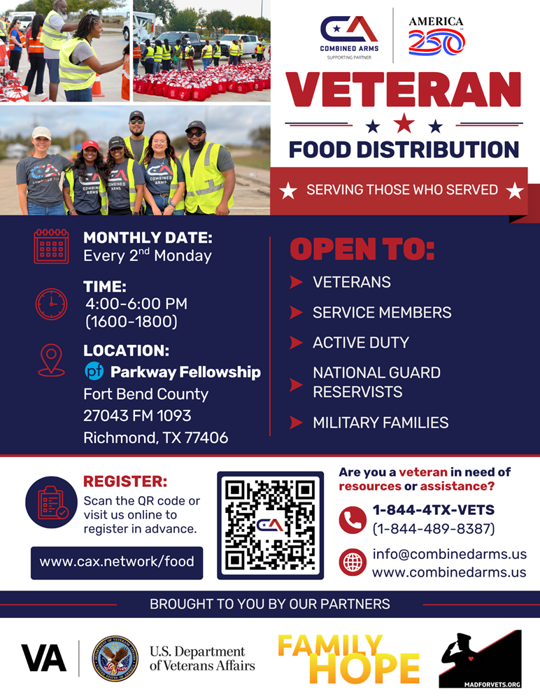 Fort Bend Veteran Food Distribution